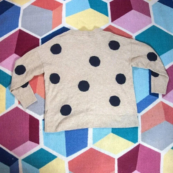 Madewell Dot Graystone Pullover Sweater in Coziest Yarn Size Medium - Picture 3 of 3